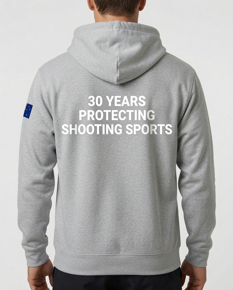 COLFO Branded Hoodie Women's NZ Flag White Text