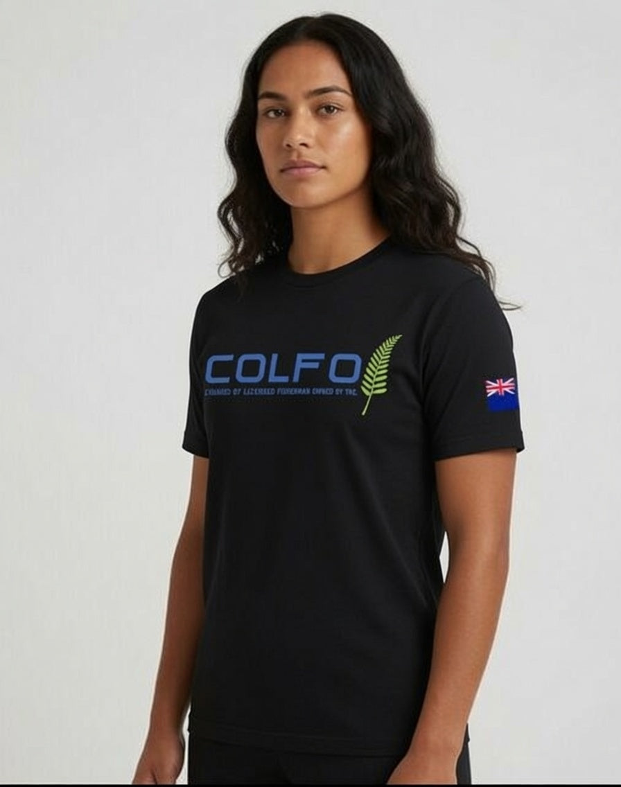 COLFO Branded T-Shirt Women's White Text