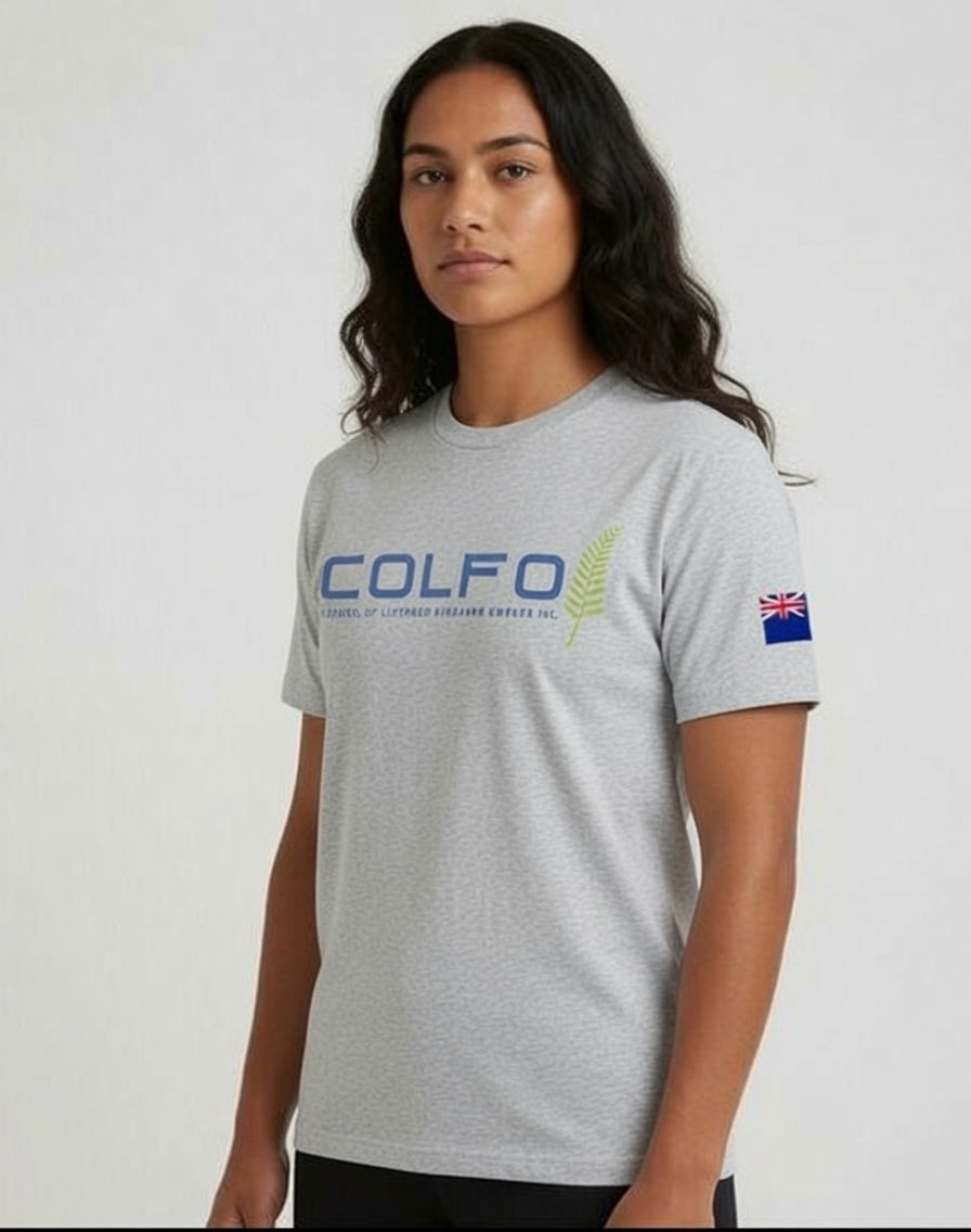 COLFO Branded T-Shirt Women's White Text